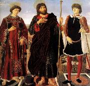 Pollaiuolo, Piero Altarpiece with Three Saints oil painting